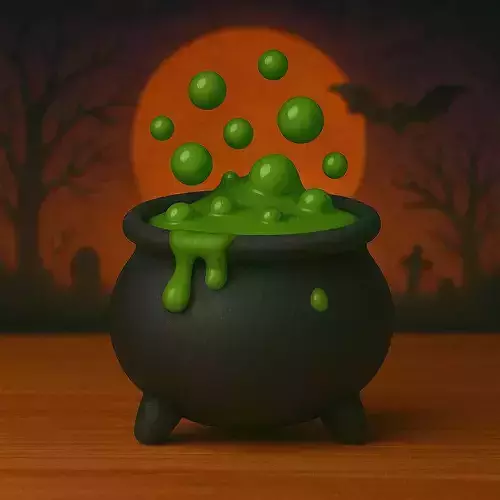 Decoracion Halloween POP Caldero 3D print model Decoracion Halloween POP Caldero 3D print model