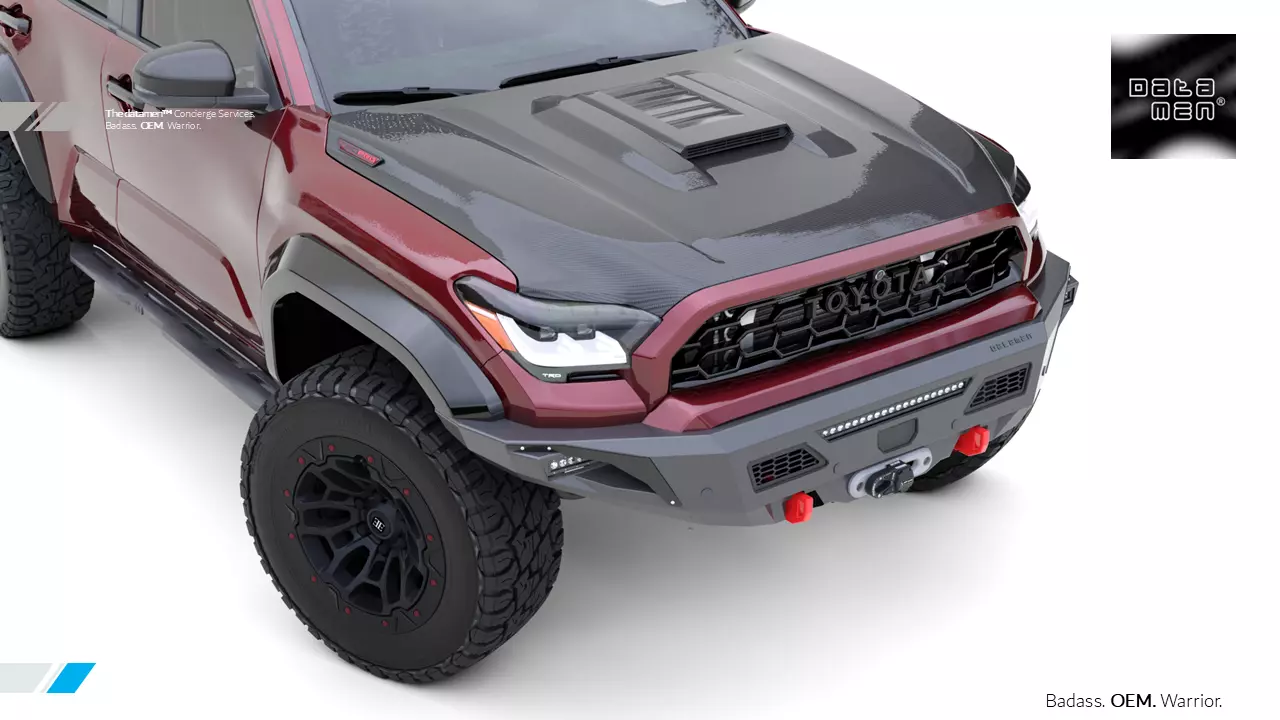 2025 TOYOTA 4RUNNER Front Winch Bumper Bullbar 3D Model 3D model_30