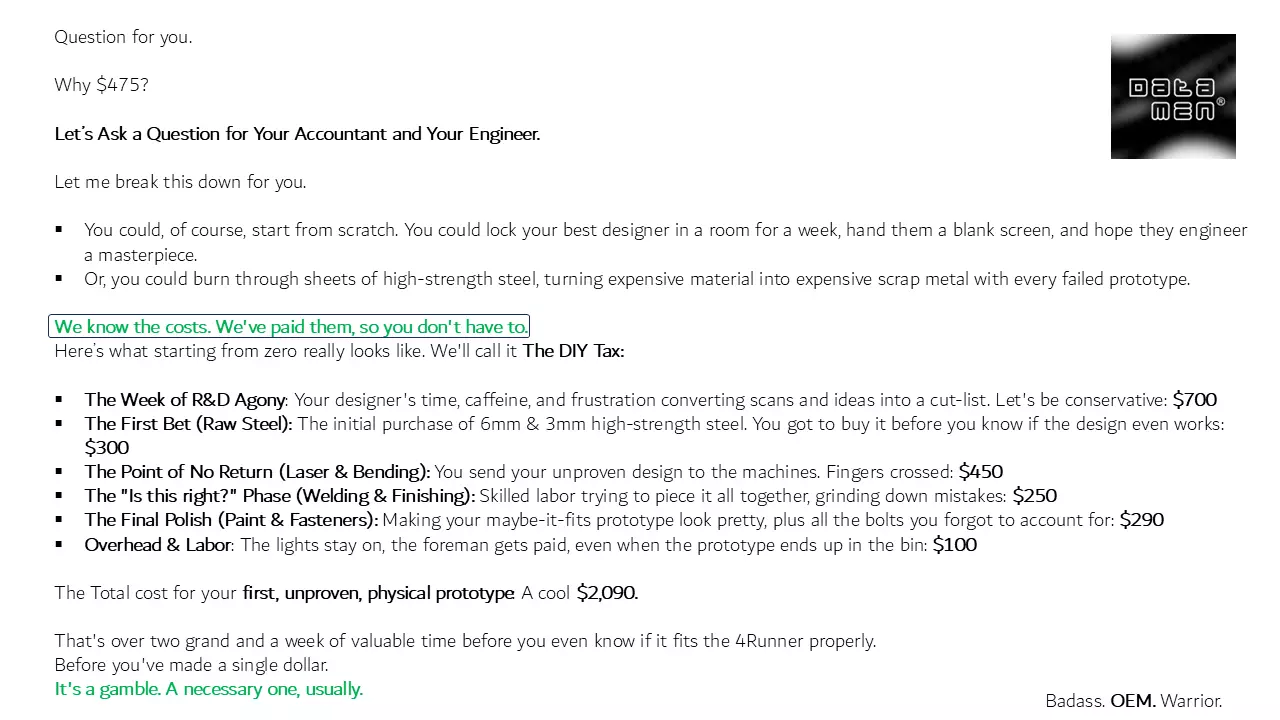 2025 TOYOTA 4RUNNER Front Winch Bumper Bullbar 3D Model 3D model_26