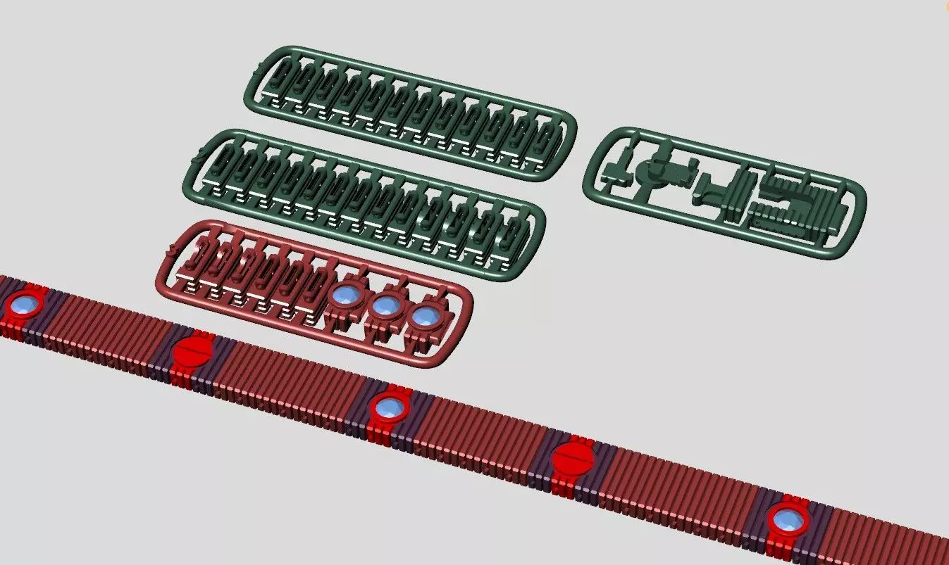 Flexible Love Unlimited Bracelet with Stone 3D print model_2