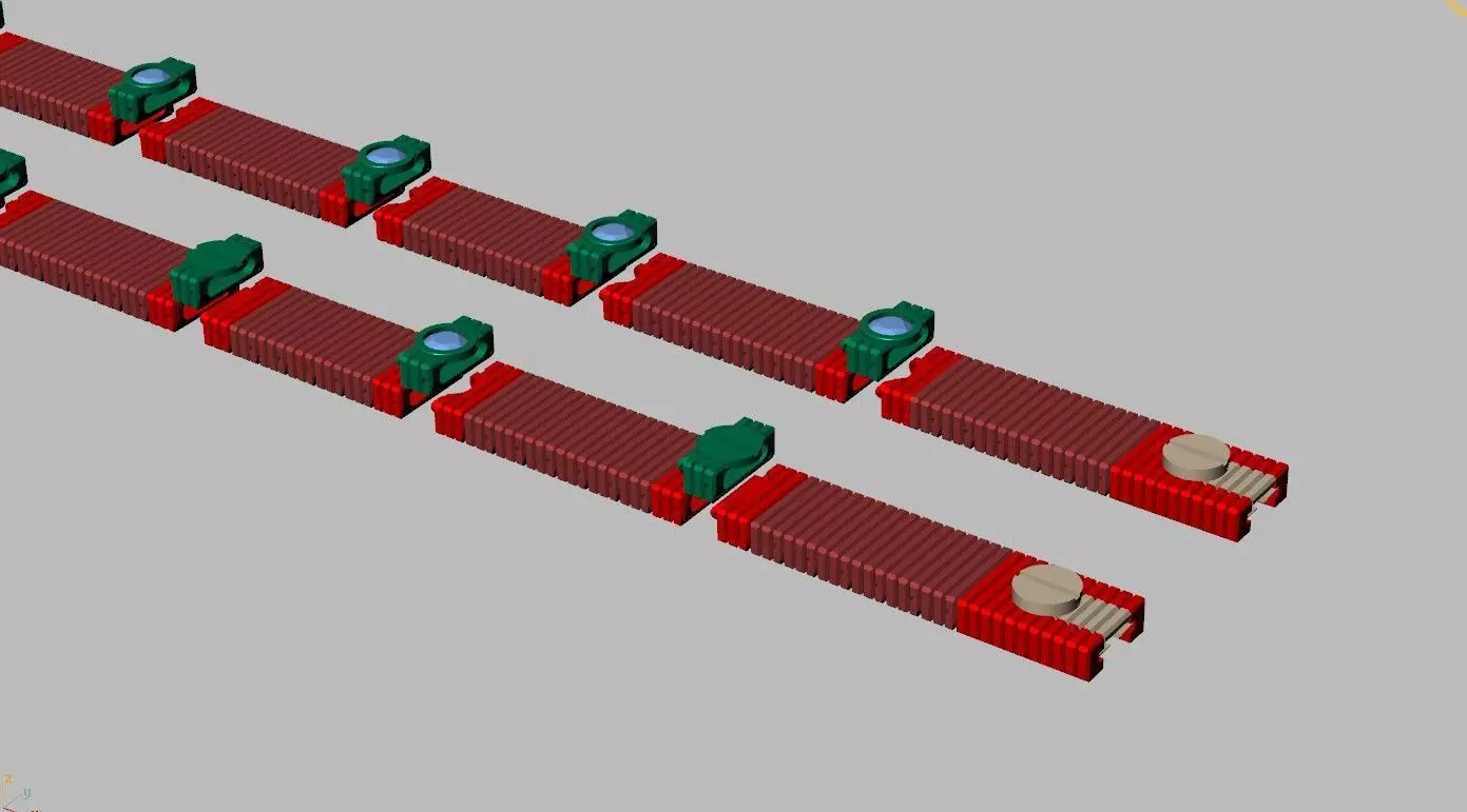 Flexible Love Unlimited Bracelet with Stone 3D print model_5