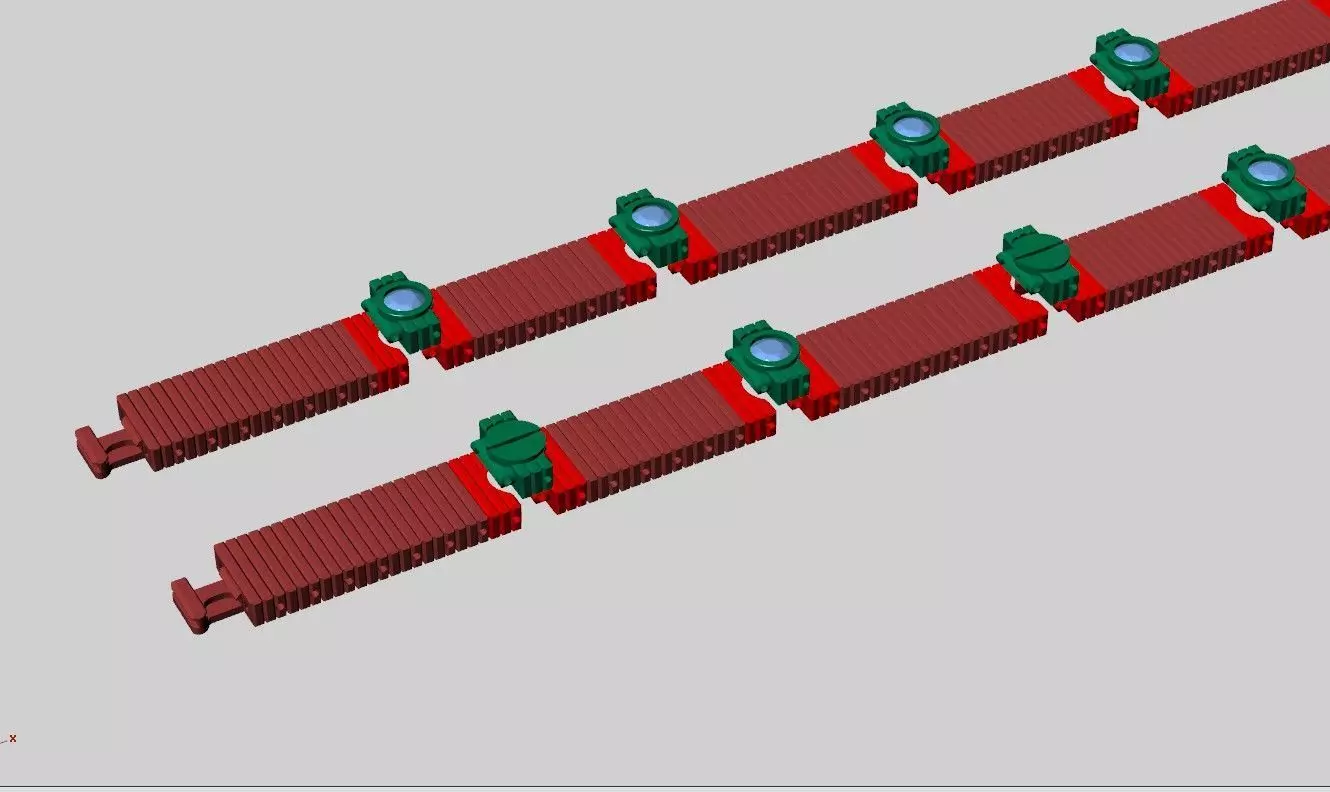 Flexible Love Unlimited Bracelet with Stone 3D print model_1