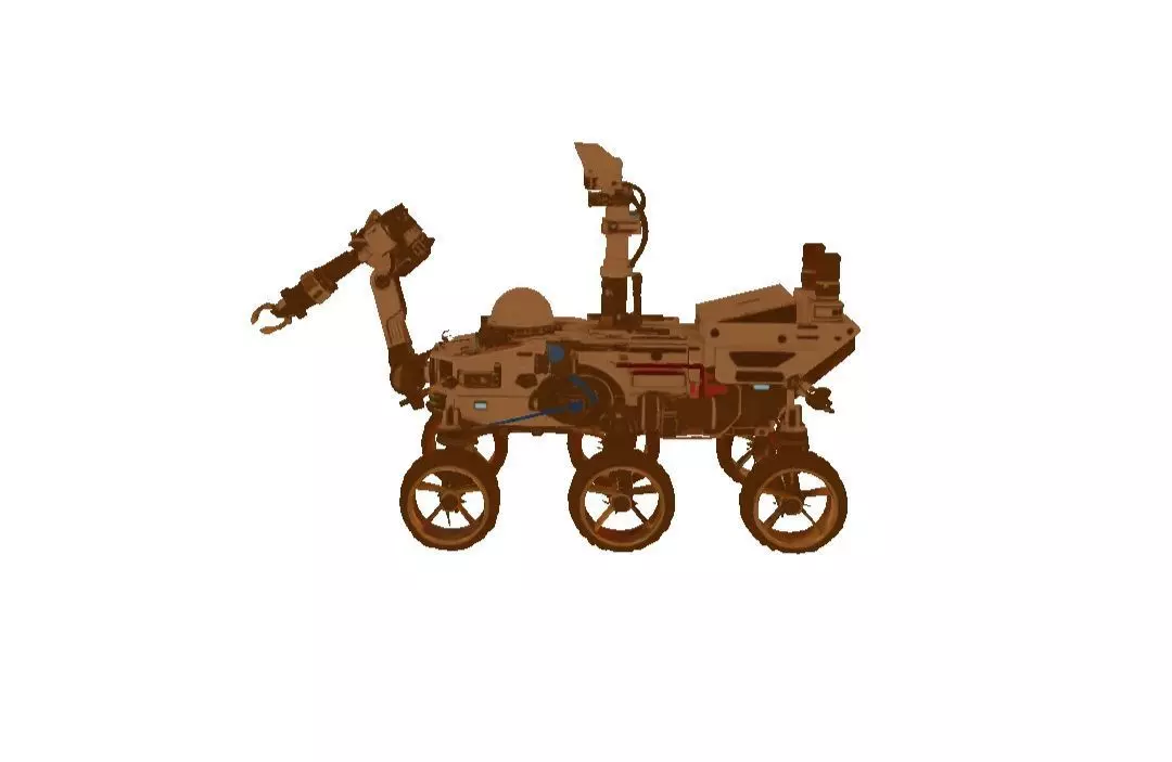 Mars rover 3D print model_3