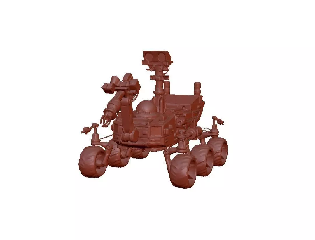 Mars rover 3D print model_1