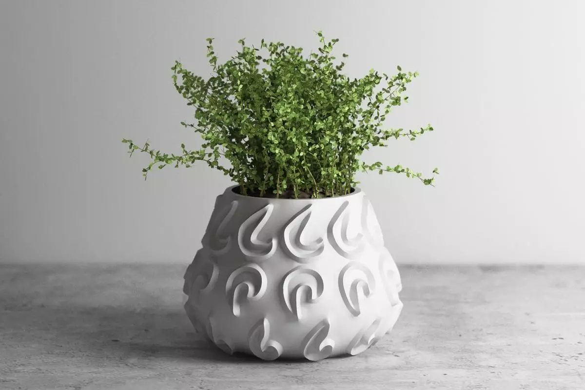 vase pot planter 3d print c06 3D print model_0