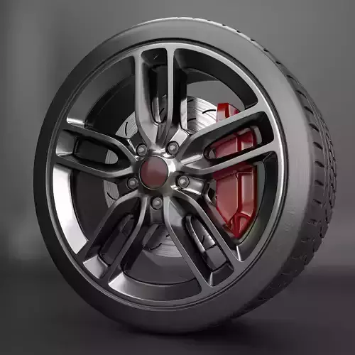 c rim tire 3D model c rim tire 3D model