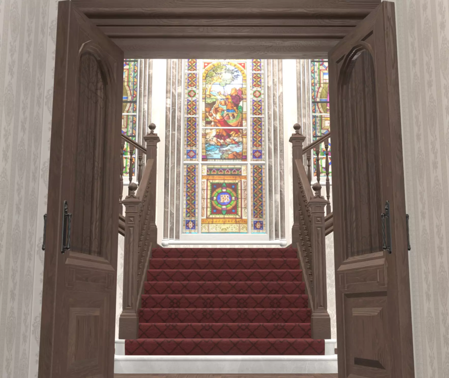 Dalmoak Castle Low-poly 3D model_7