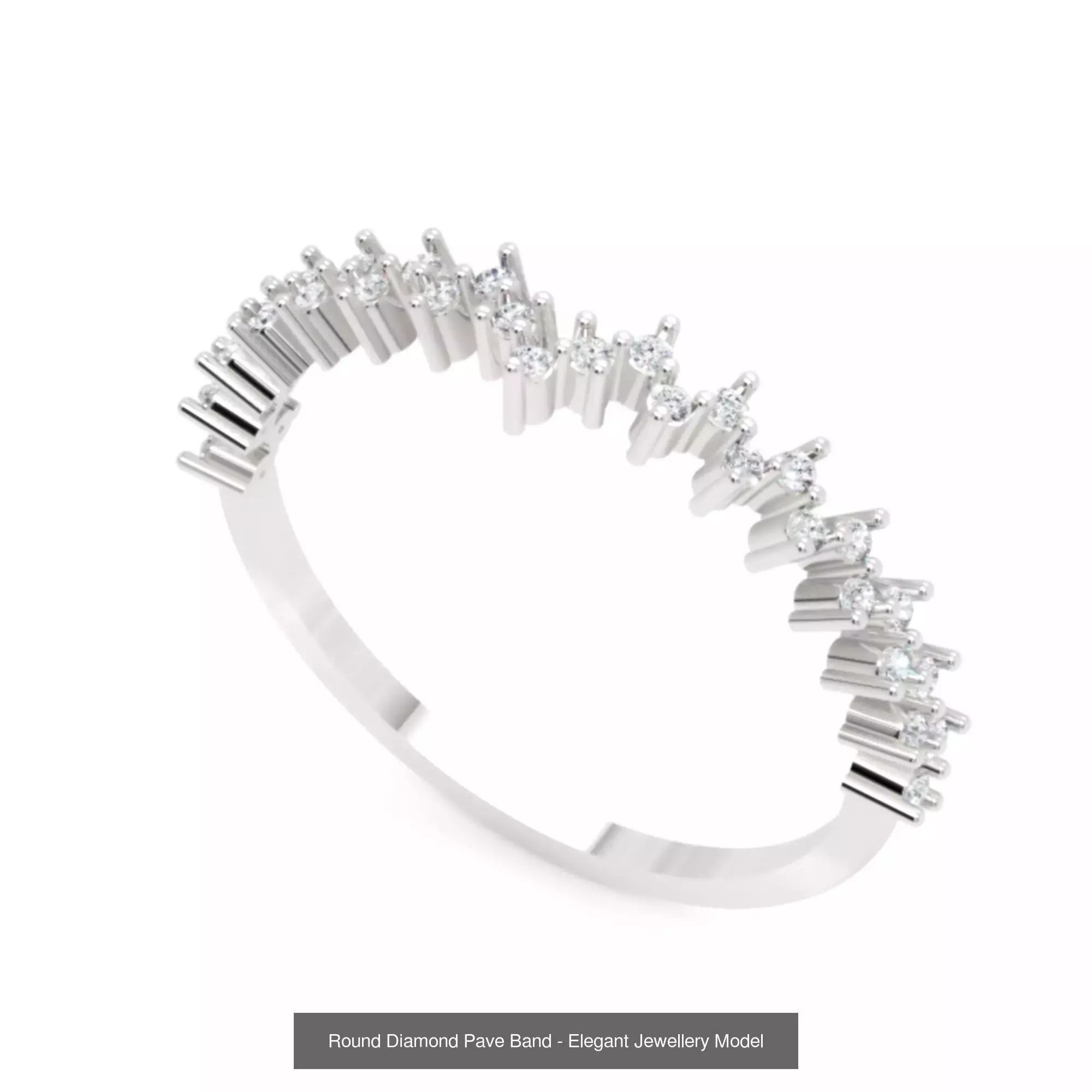 Marquise - Round Diamond Band Collection _2