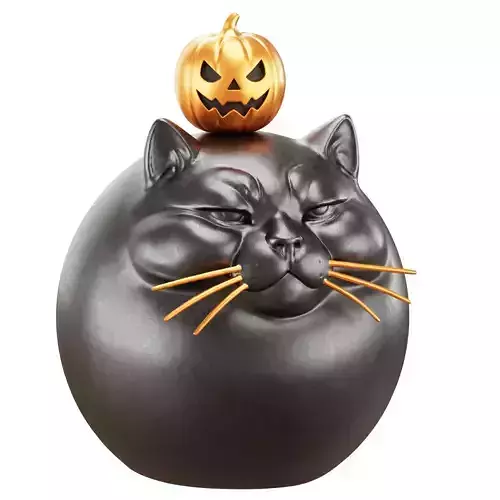 Jack o Lantern and the Black Cat