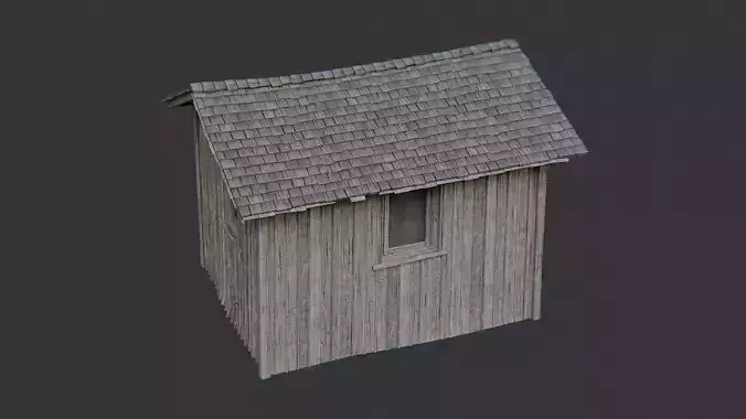 Weathered Wood Shack Exterior