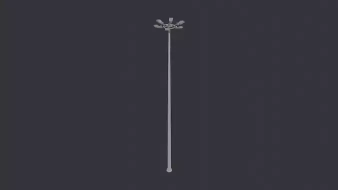 High Mast Exterior Street Lighting Pole