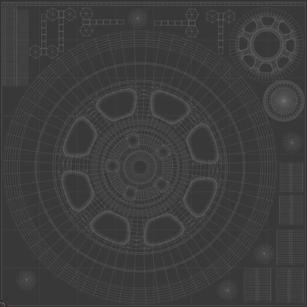 Aero Race Wheels Series 50 3D model_9