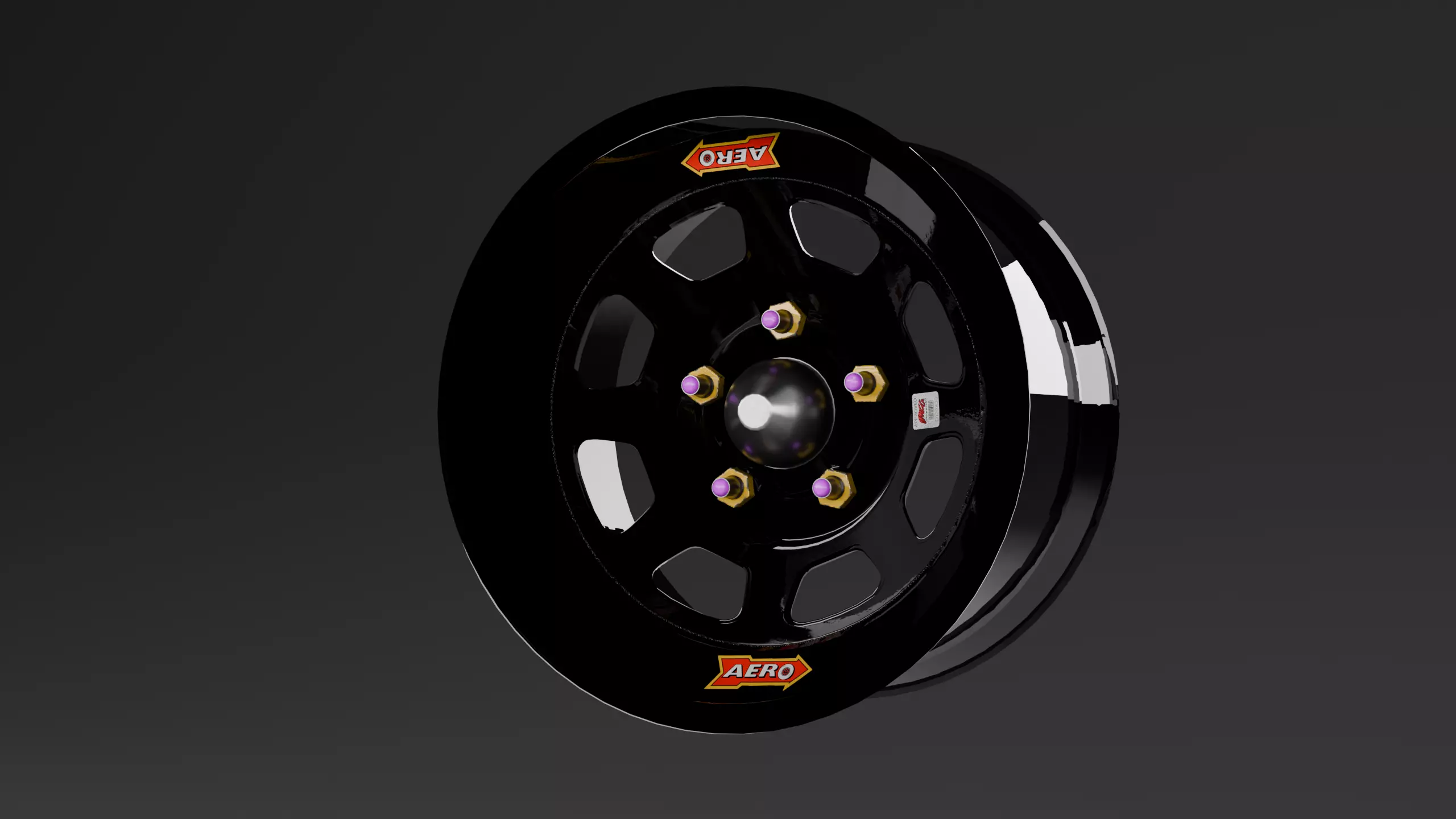 Aero Race Wheels Series 50 3D model_0