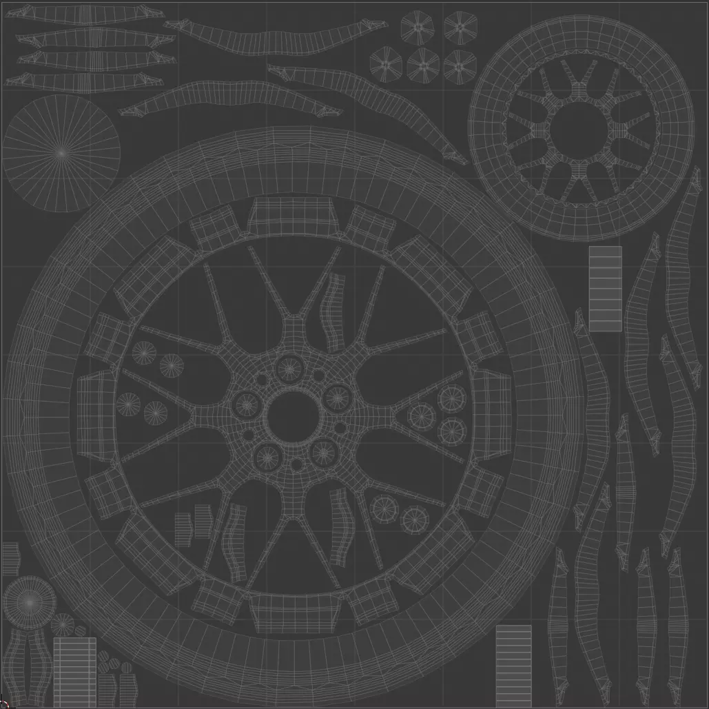 BBS RG-R Rim 3D model_10