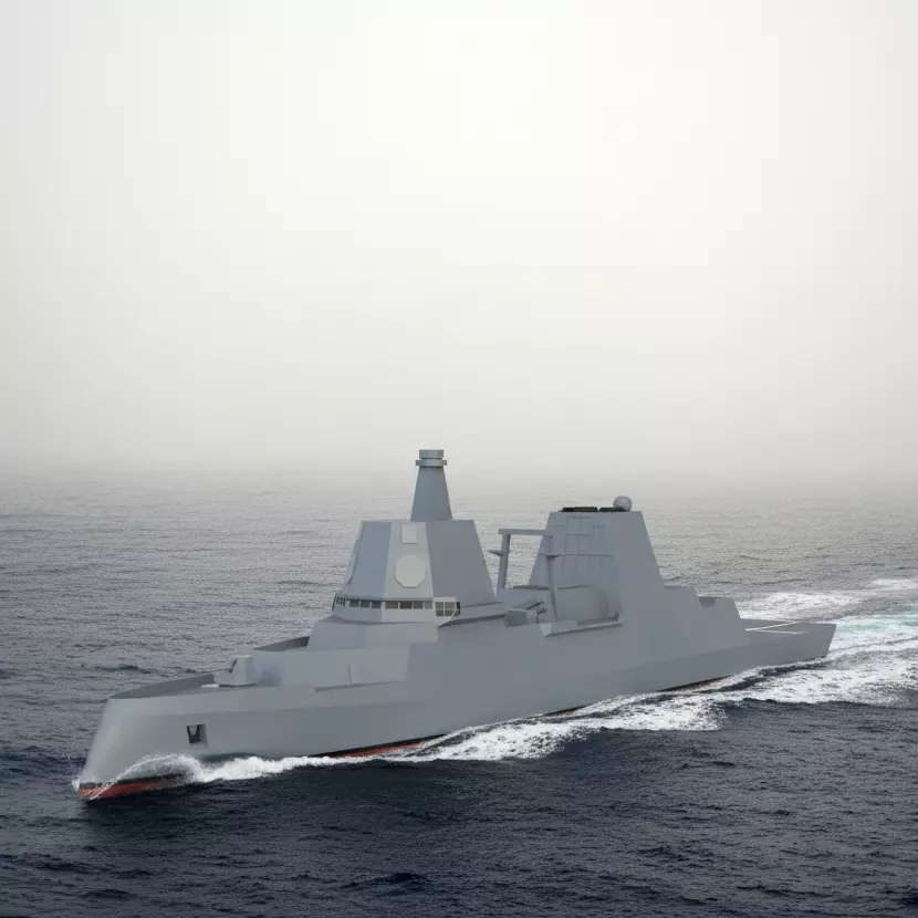 F127 Frigate - German Navy  3D print model_0