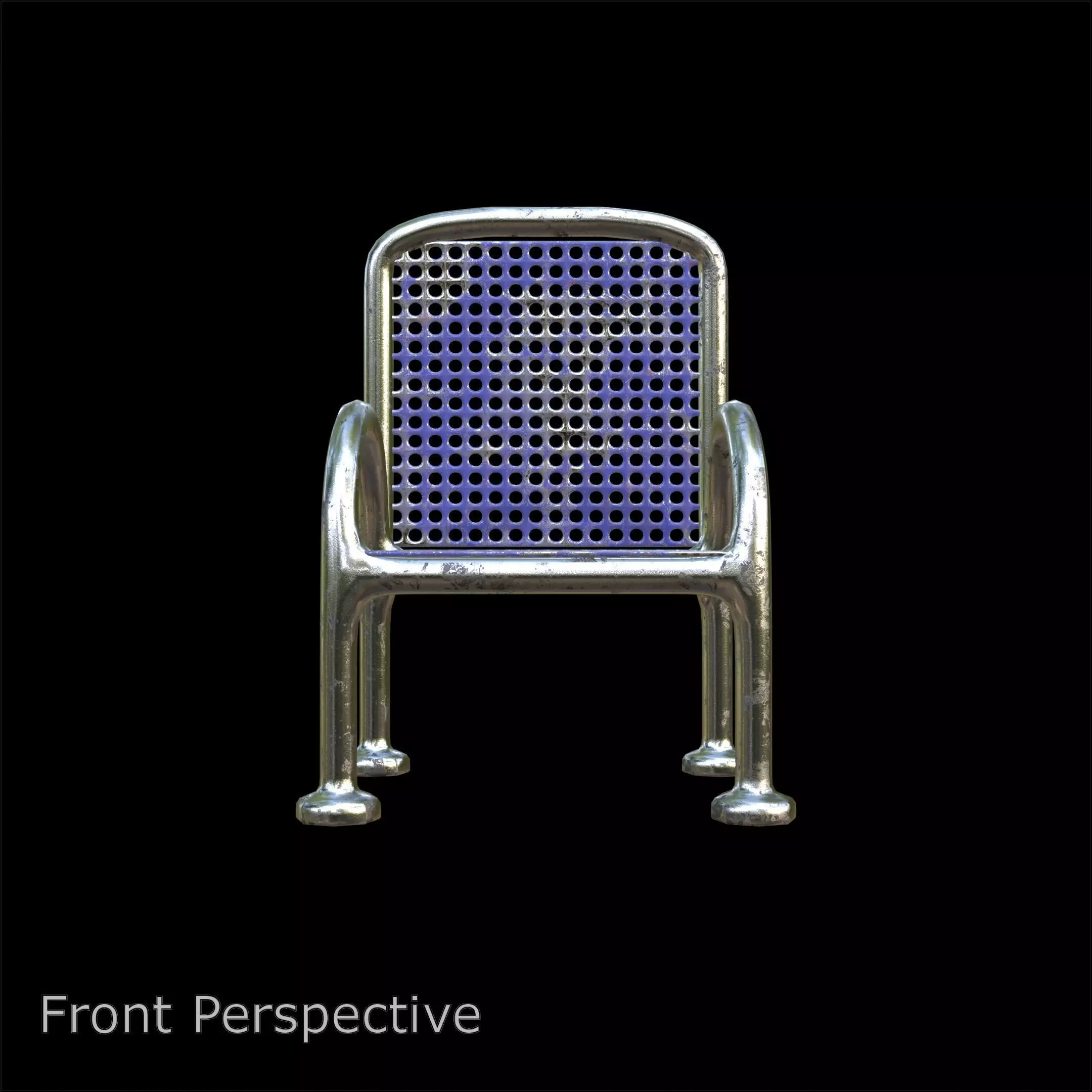 Chair Set Series 07 PBR 4K 3D model_7