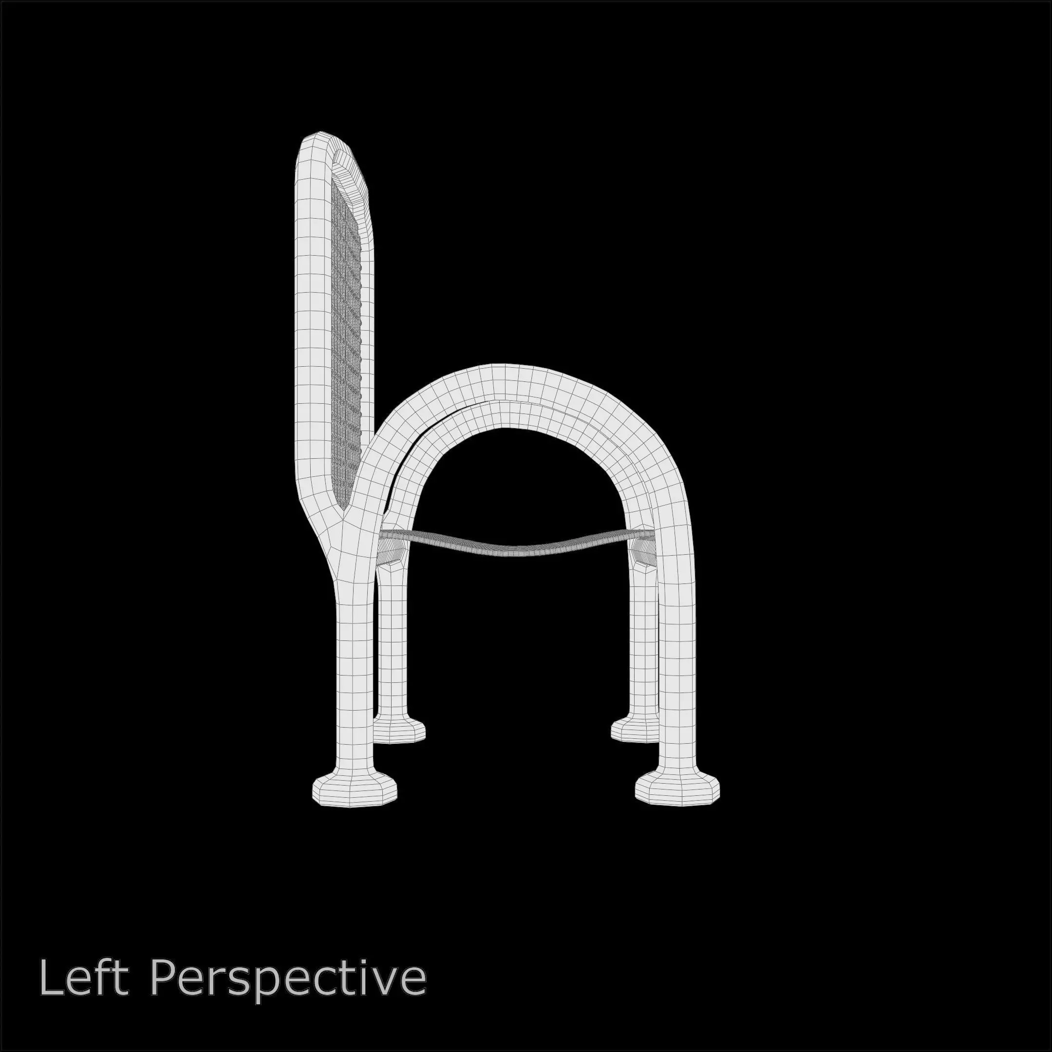 Chair Set Series 07 PBR 4K 3D model_8