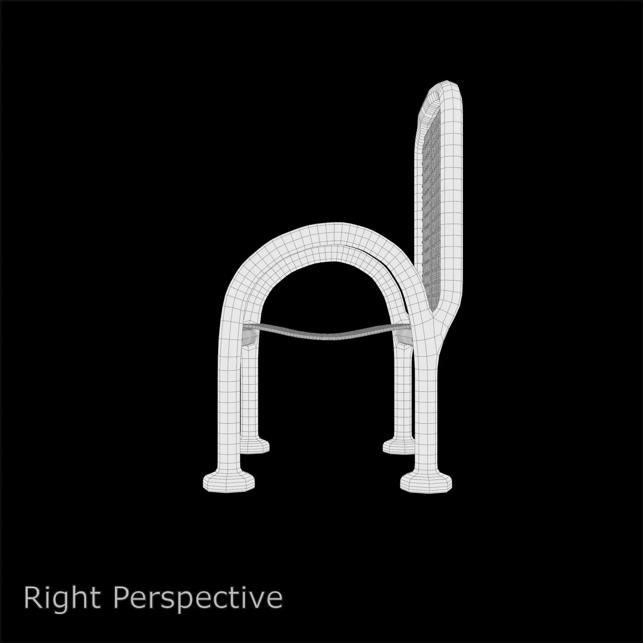 Chair Set Series 07 PBR 4K 3D model_9