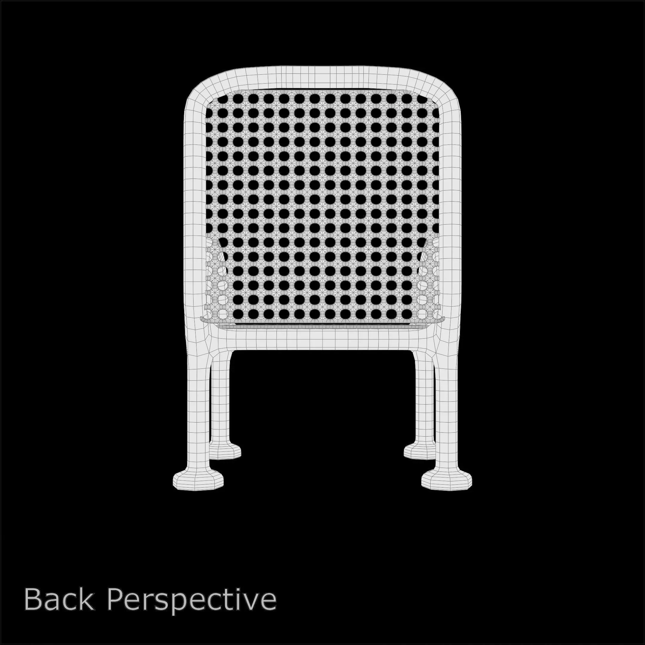 Chair Set Series 07 PBR 4K 3D model_14