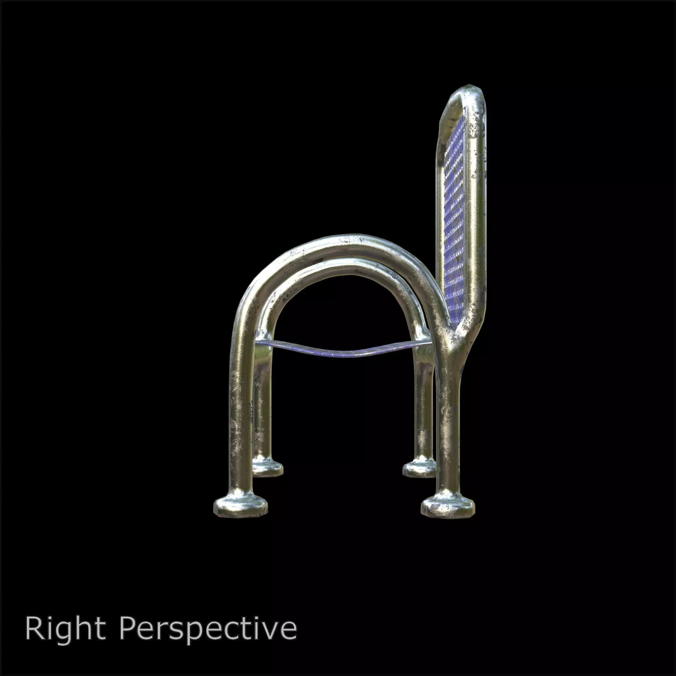 Chair Set Series 07 PBR 4K 3D model_6