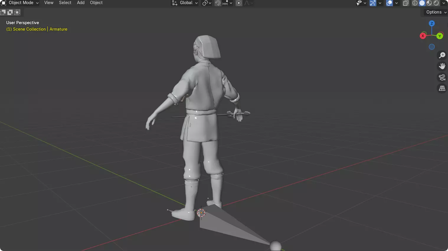Linghu Chong from Swordsman The East Is Red Jet Li UE5 Low-poly 3D model_22