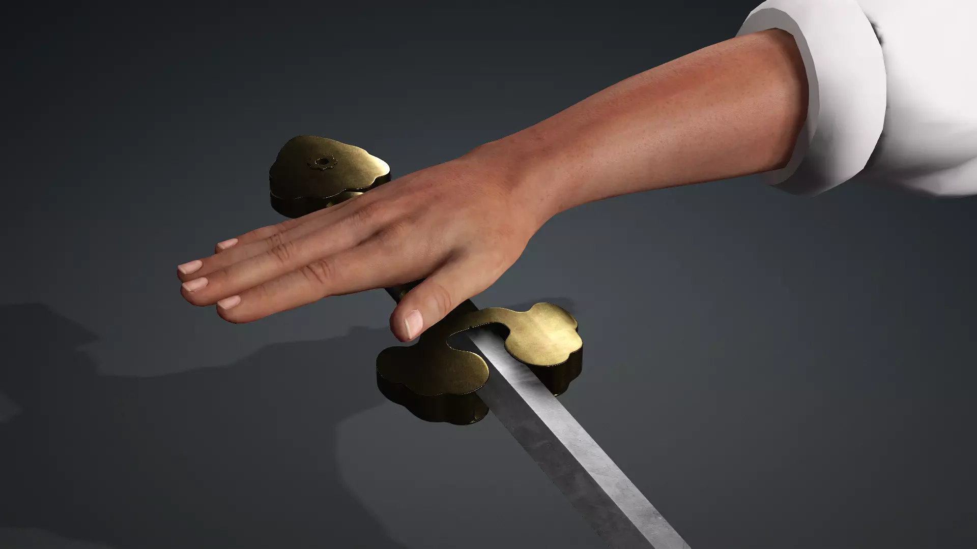 Linghu Chong from Swordsman The East Is Red Jet Li UE5 Low-poly 3D model_13