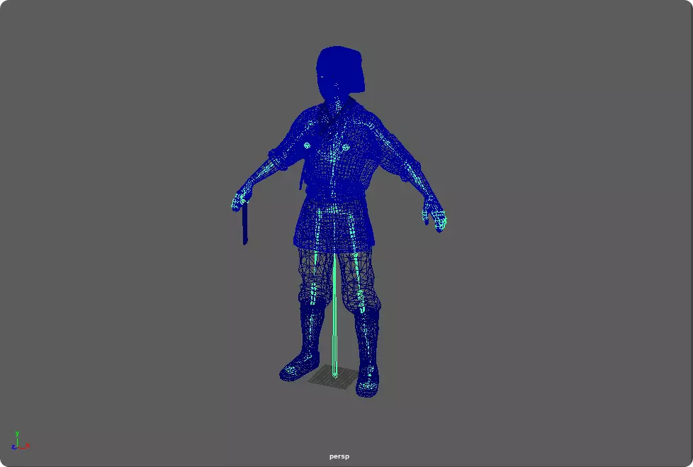 Linghu Chong from Swordsman The East Is Red Jet Li UE5 Low-poly 3D model_16