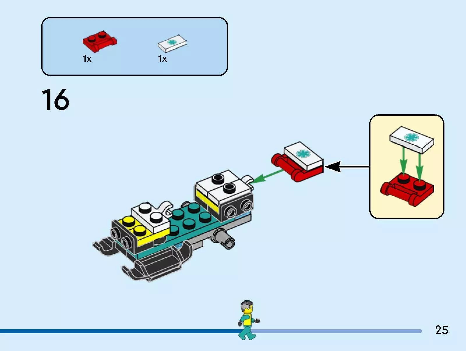 TwindBricks3D - 60465 Emergency Air Ambulance Airplane 3D print model_38