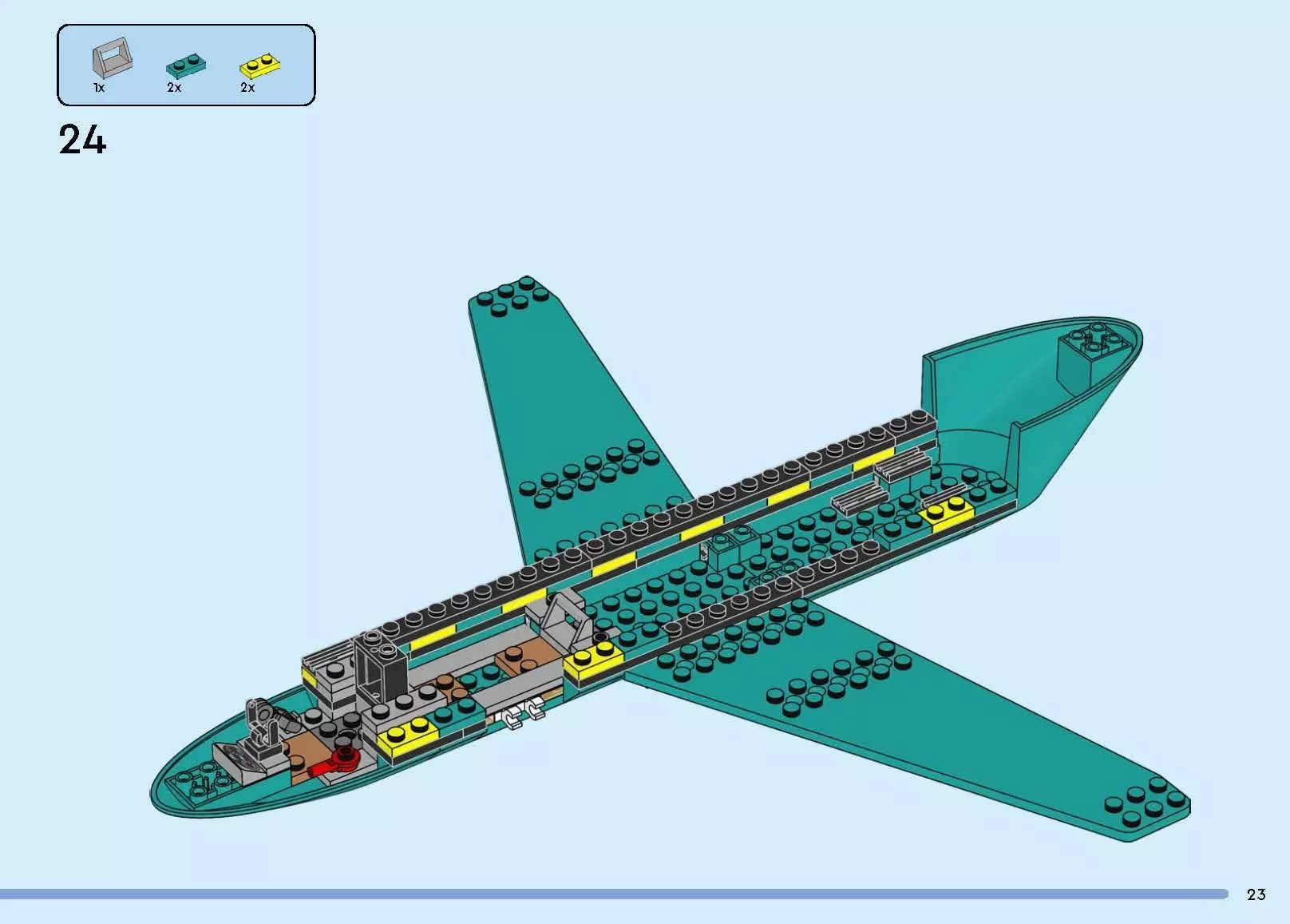 TwindBricks3D - 60465 Emergency Air Ambulance Airplane 3D print model_65