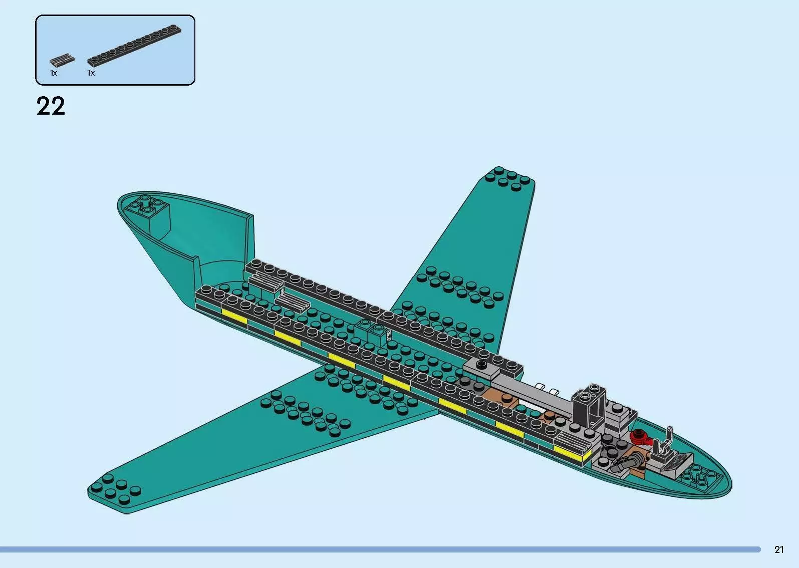 TwindBricks3D - 60465 Emergency Air Ambulance Airplane 3D print model_63