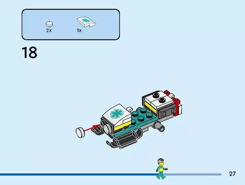 TwindBricks3D - 60465 Emergency Air Ambulance Airplane 3D print model_40