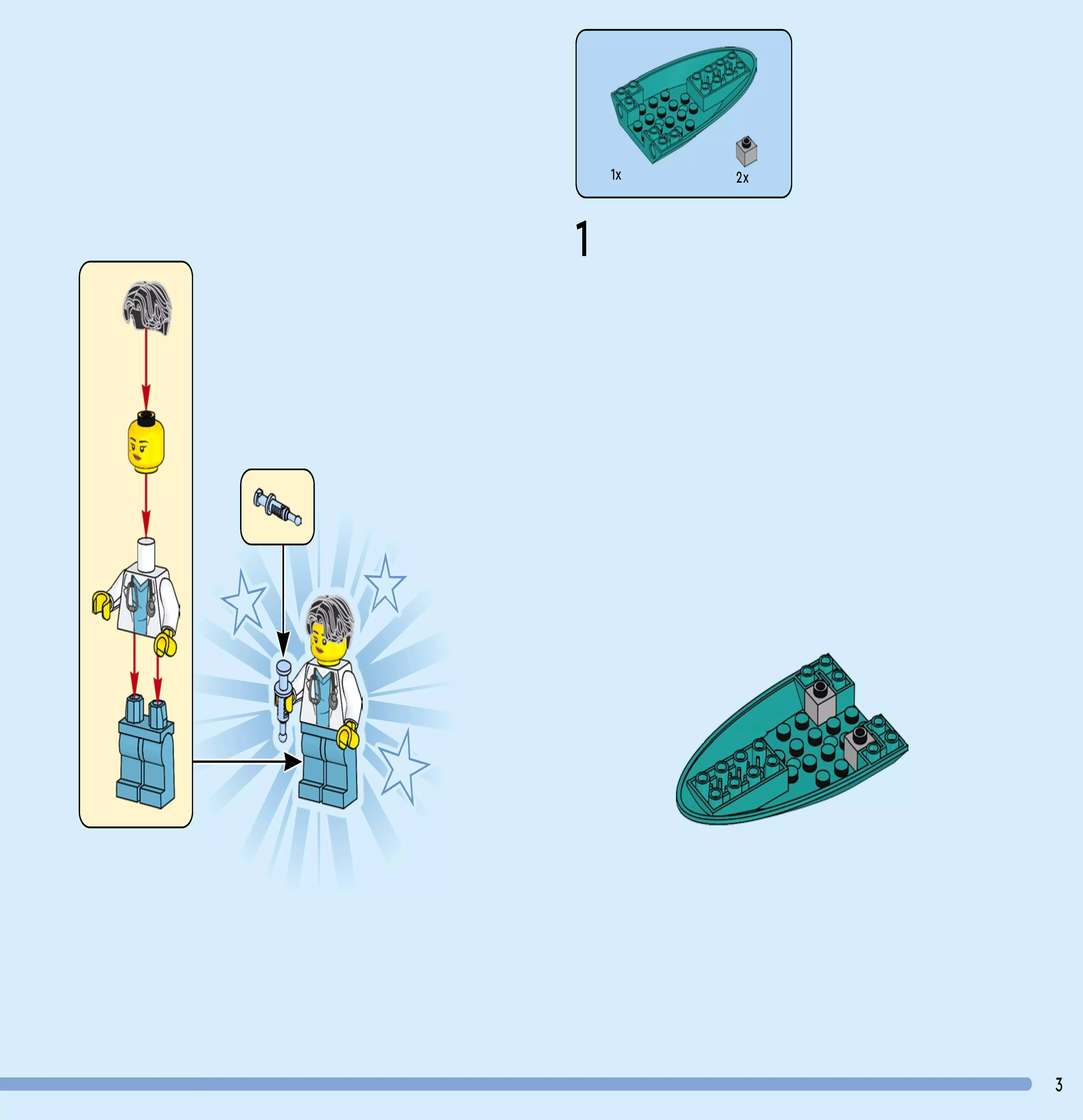 TwindBricks3D - 60465 Emergency Air Ambulance Airplane 3D print model_45