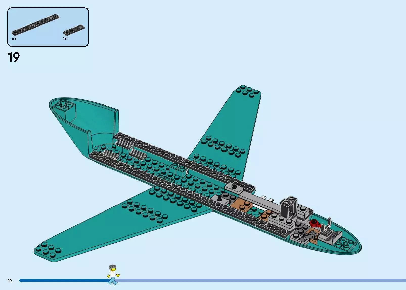 TwindBricks3D - 60465 Emergency Air Ambulance Airplane 3D print model_60