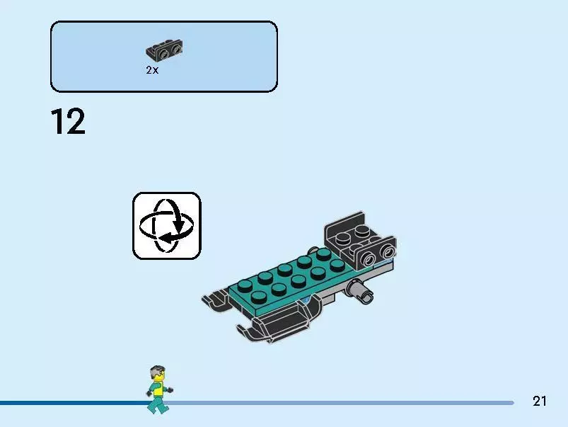 TwindBricks3D - 60465 Emergency Air Ambulance Airplane 3D print model_34