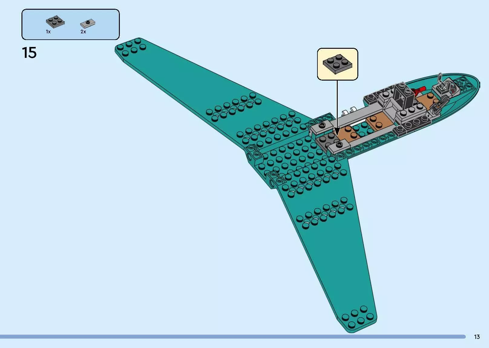TwindBricks3D - 60465 Emergency Air Ambulance Airplane 3D print model_55