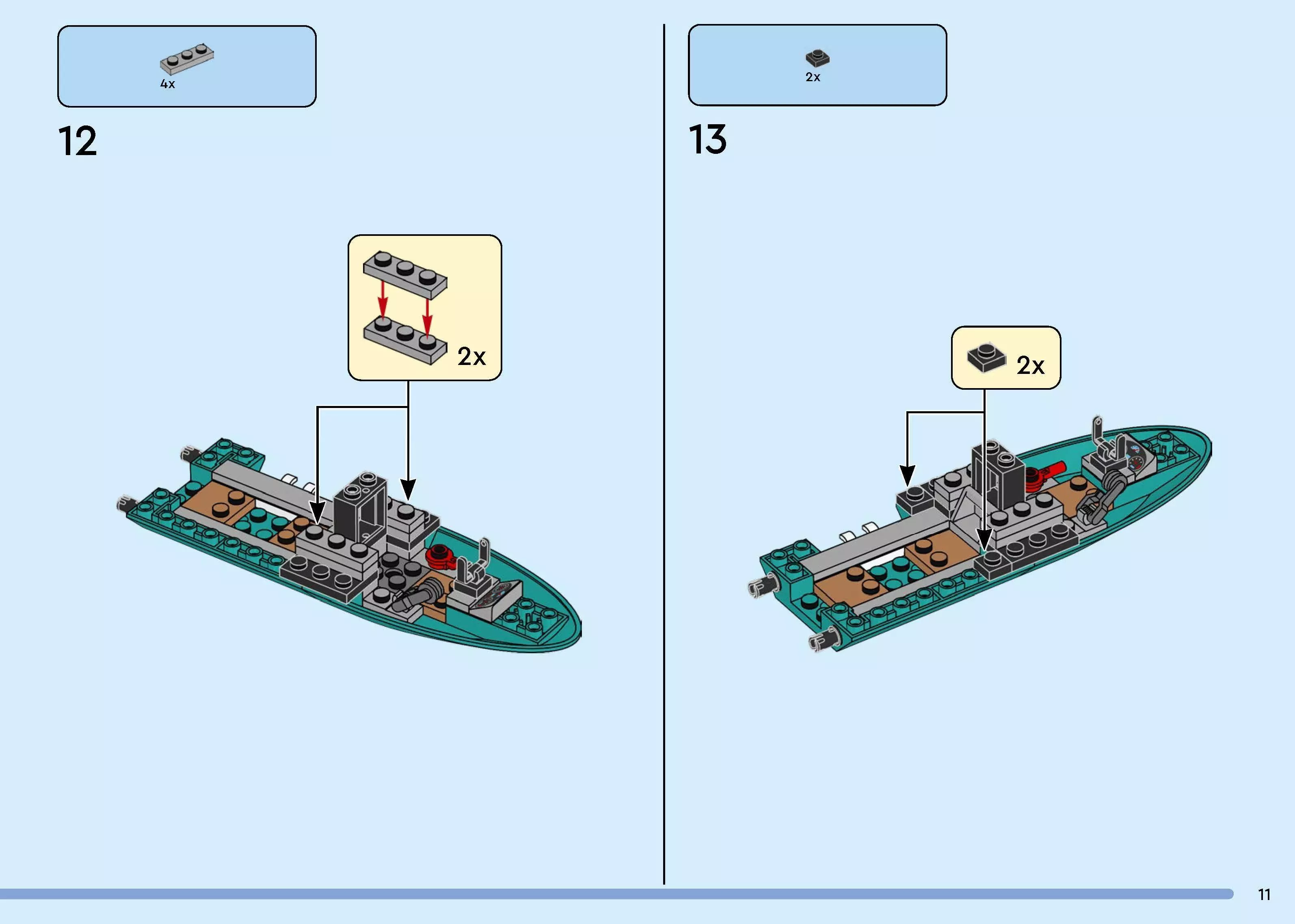 TwindBricks3D - 60465 Emergency Air Ambulance Airplane 3D print model_53