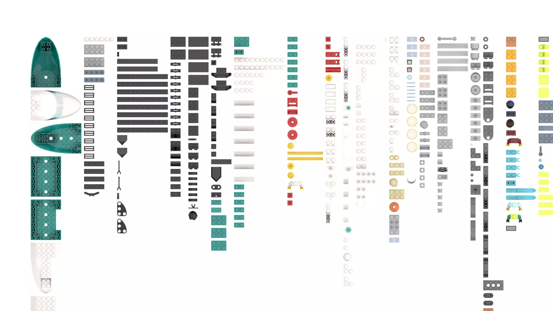 TwindBricks3D - 60465 Emergency Air Ambulance Airplane 3D print model_1