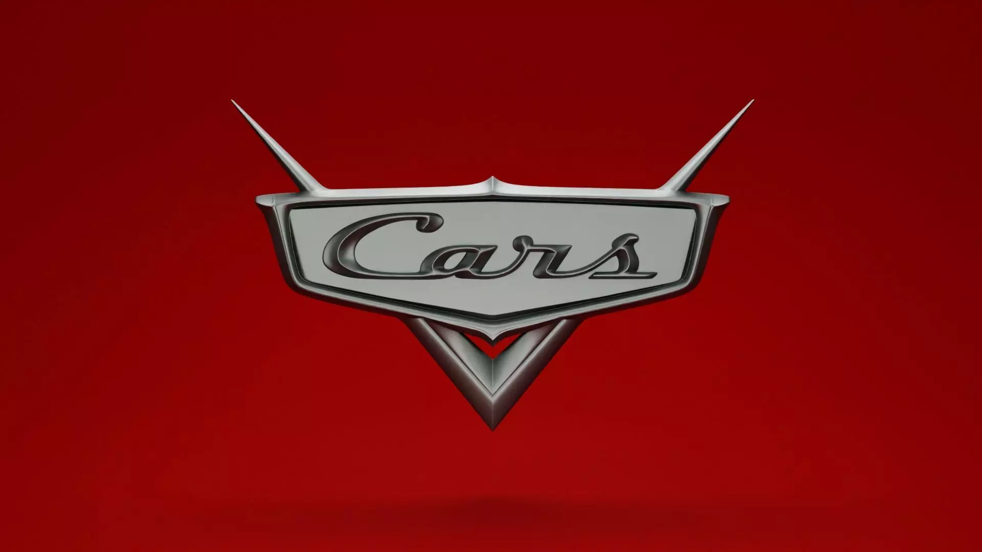 Cars pixar movie logo Free 3D print model