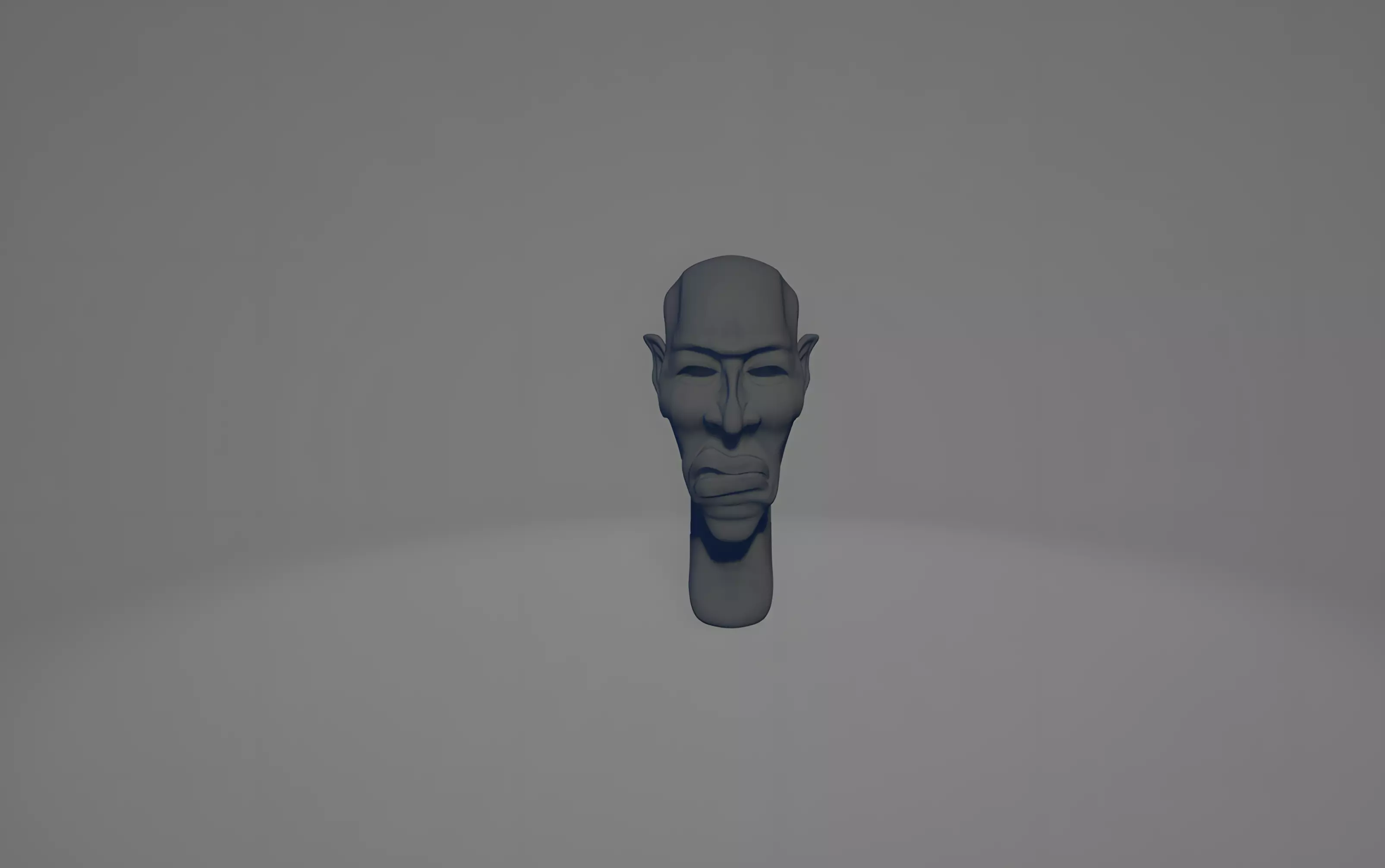 Stylized Old Man Character  Sculpted 3D Model  Games  Printing 3D print model_13