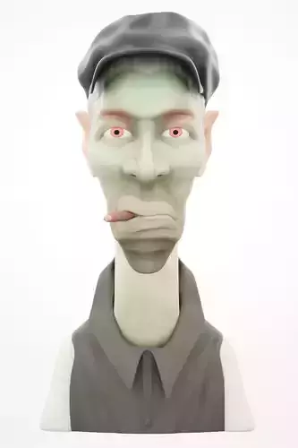 Stylized Old Man Character  Sculpted 3D Model  Games  Printing 3D print model