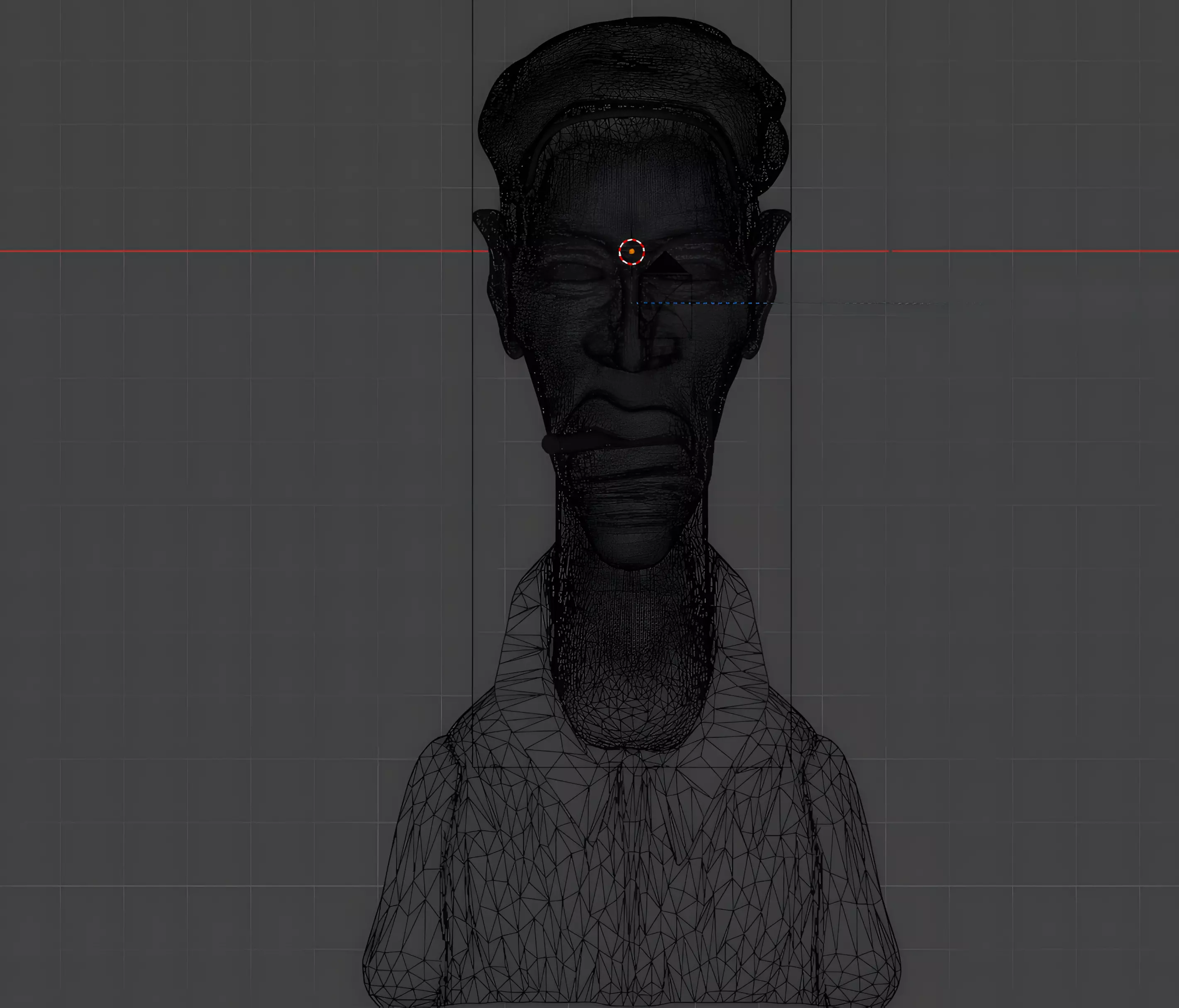 Stylized Old Man Character  Sculpted 3D Model  Games  Printing 3D print model_10