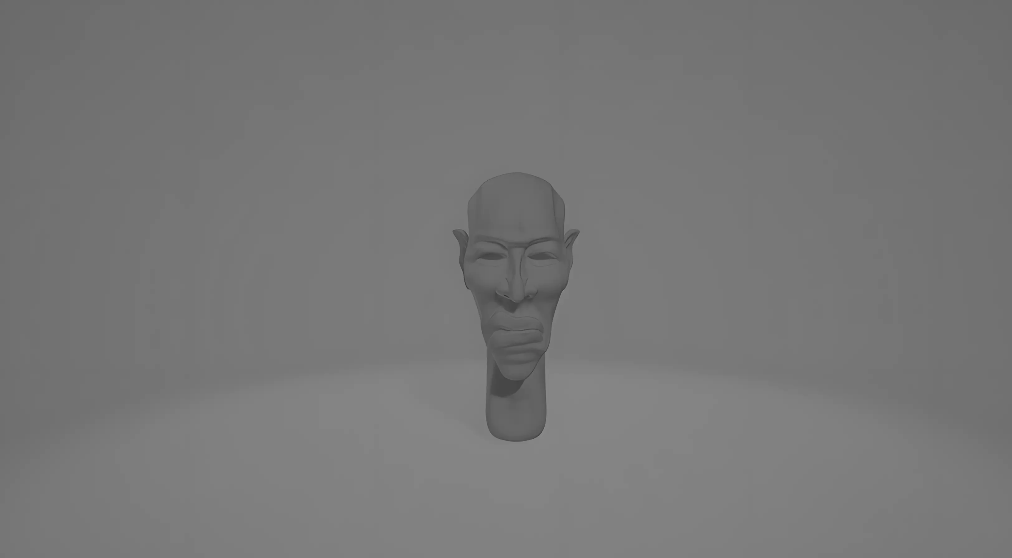 Stylized Old Man Character  Sculpted 3D Model  Games  Printing 3D print model_12