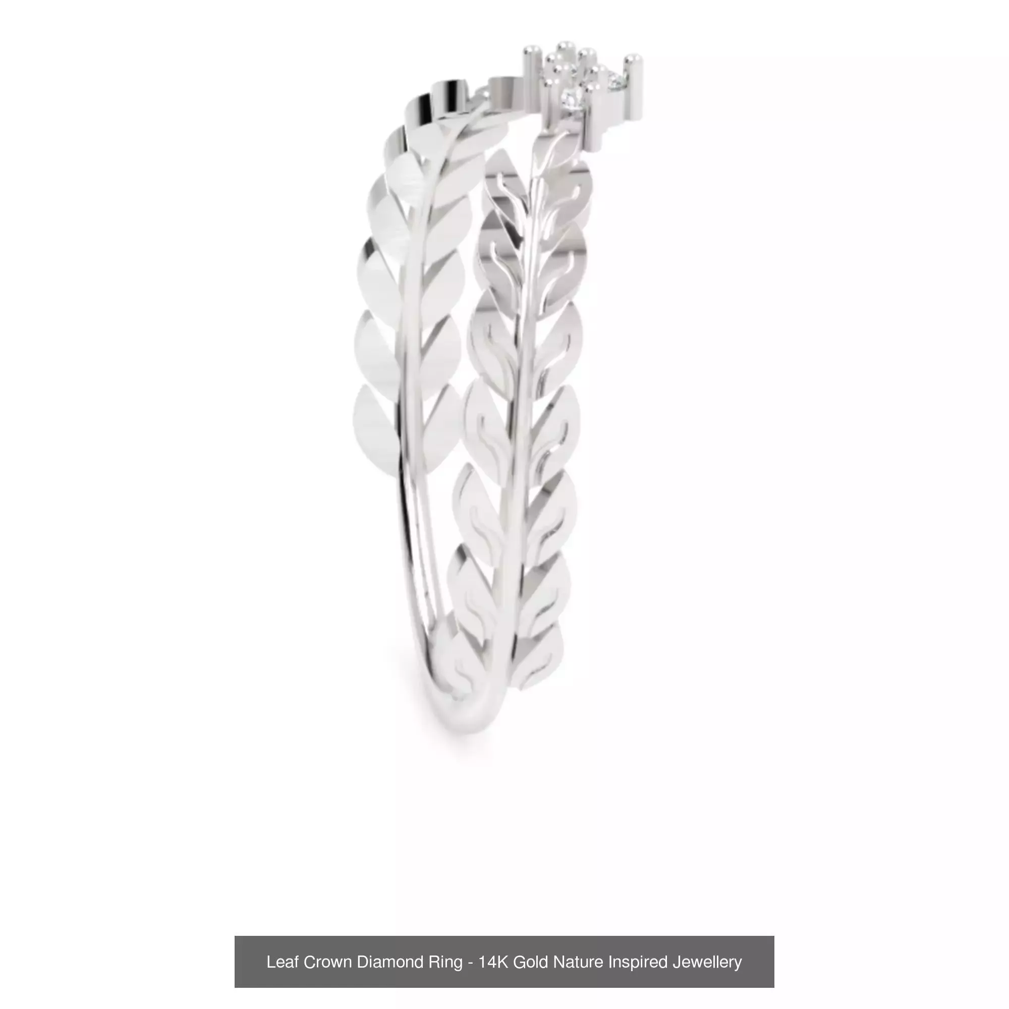 Modern Elegance Fine Jewellery Collection - 14K Gold Rings Set _4