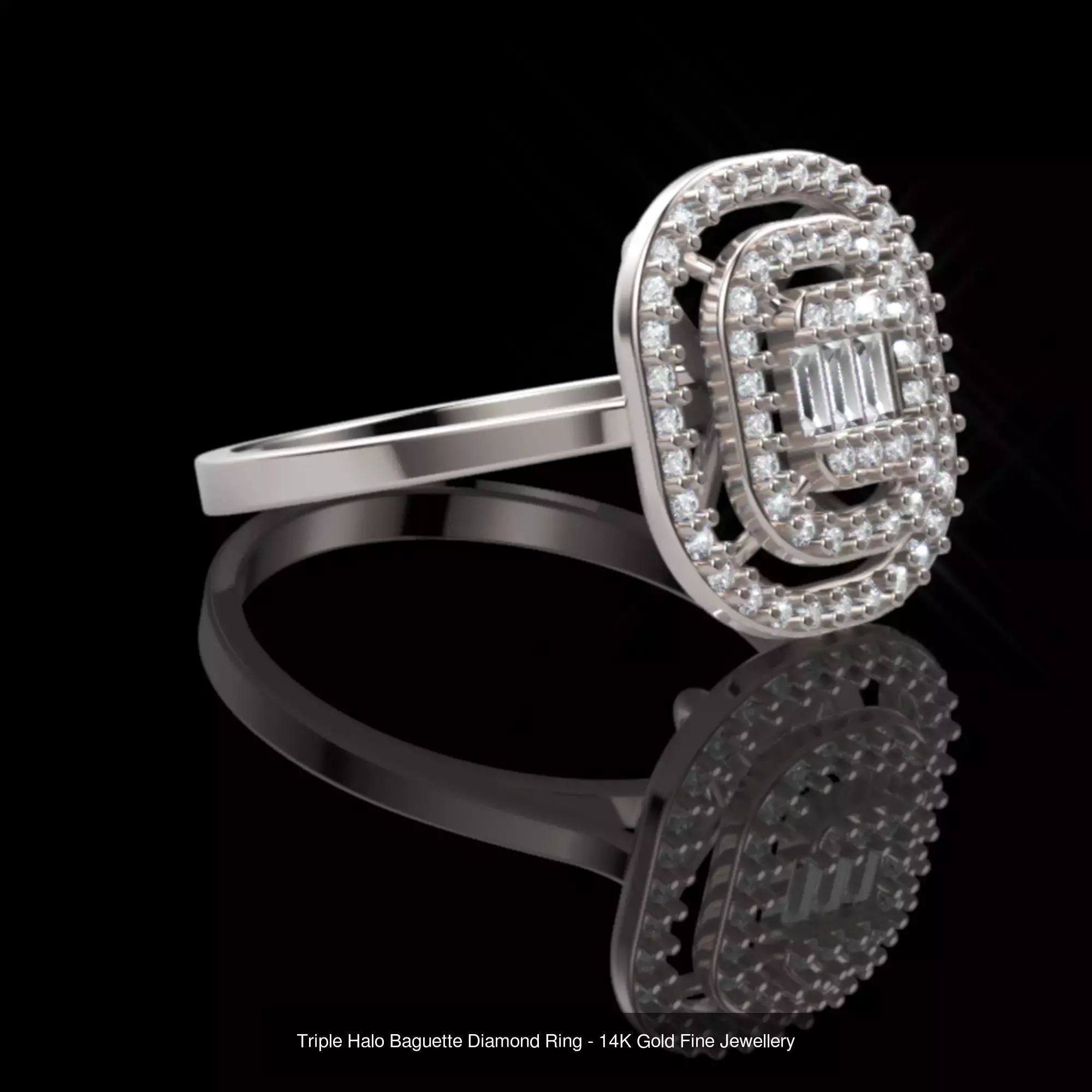 Modern Elegance Fine Jewellery Collection - 14K Gold Rings Set _3