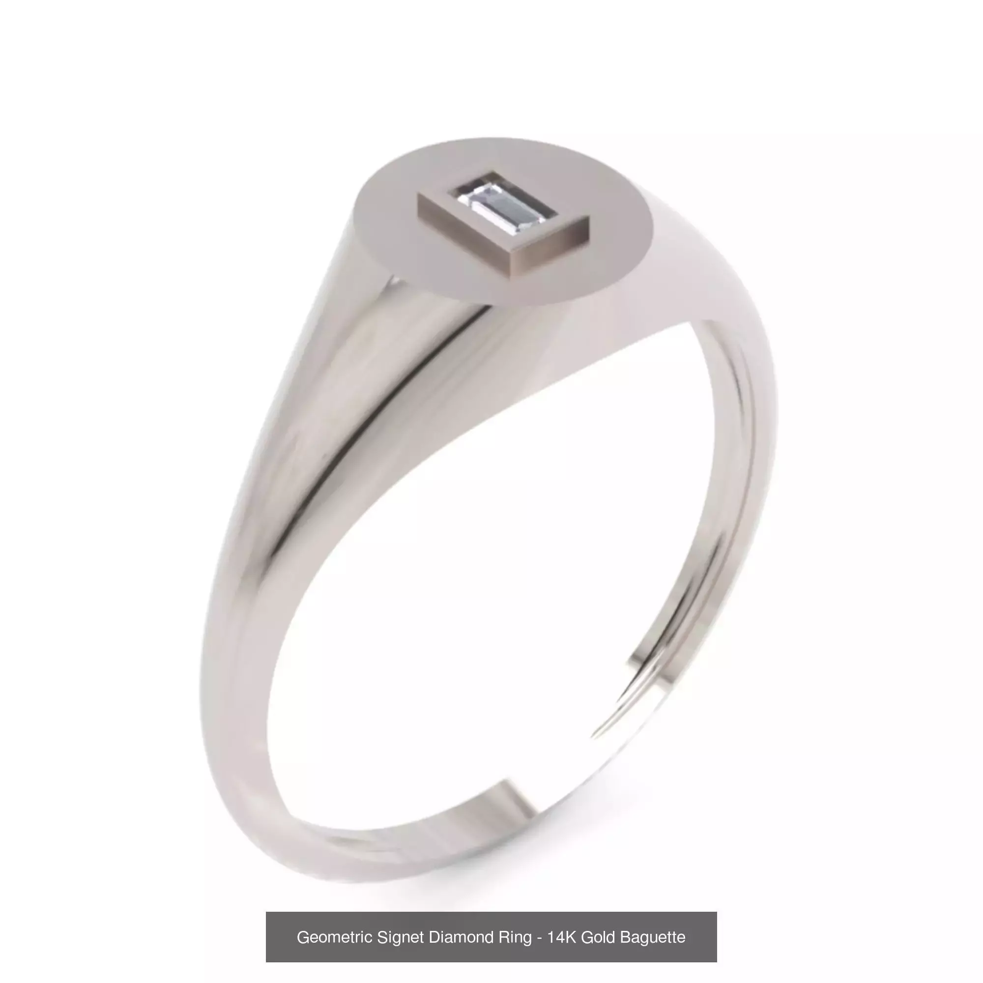 Modern Elegance Fine Jewellery Collection - 14K Gold Rings Set _1