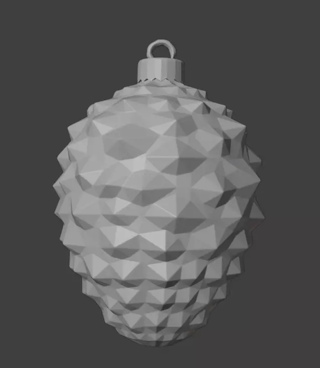 Pinecone Ornament 3D print model_1