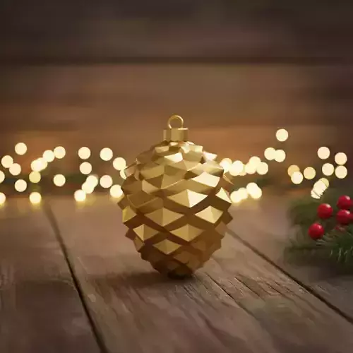 Pinecone Ornament 3D print model