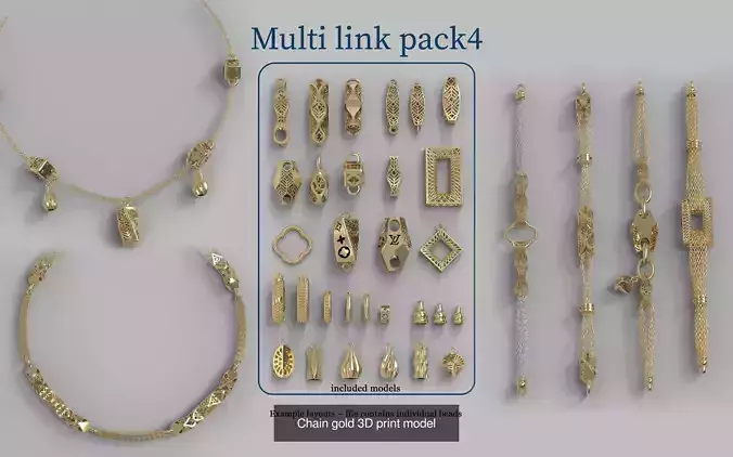 Chain gold-Multi-Link Collection