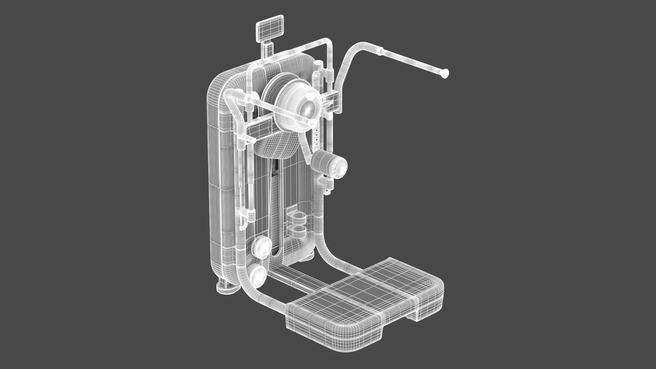 Technogym Selectorized Artis Multi Hip 3D model_2