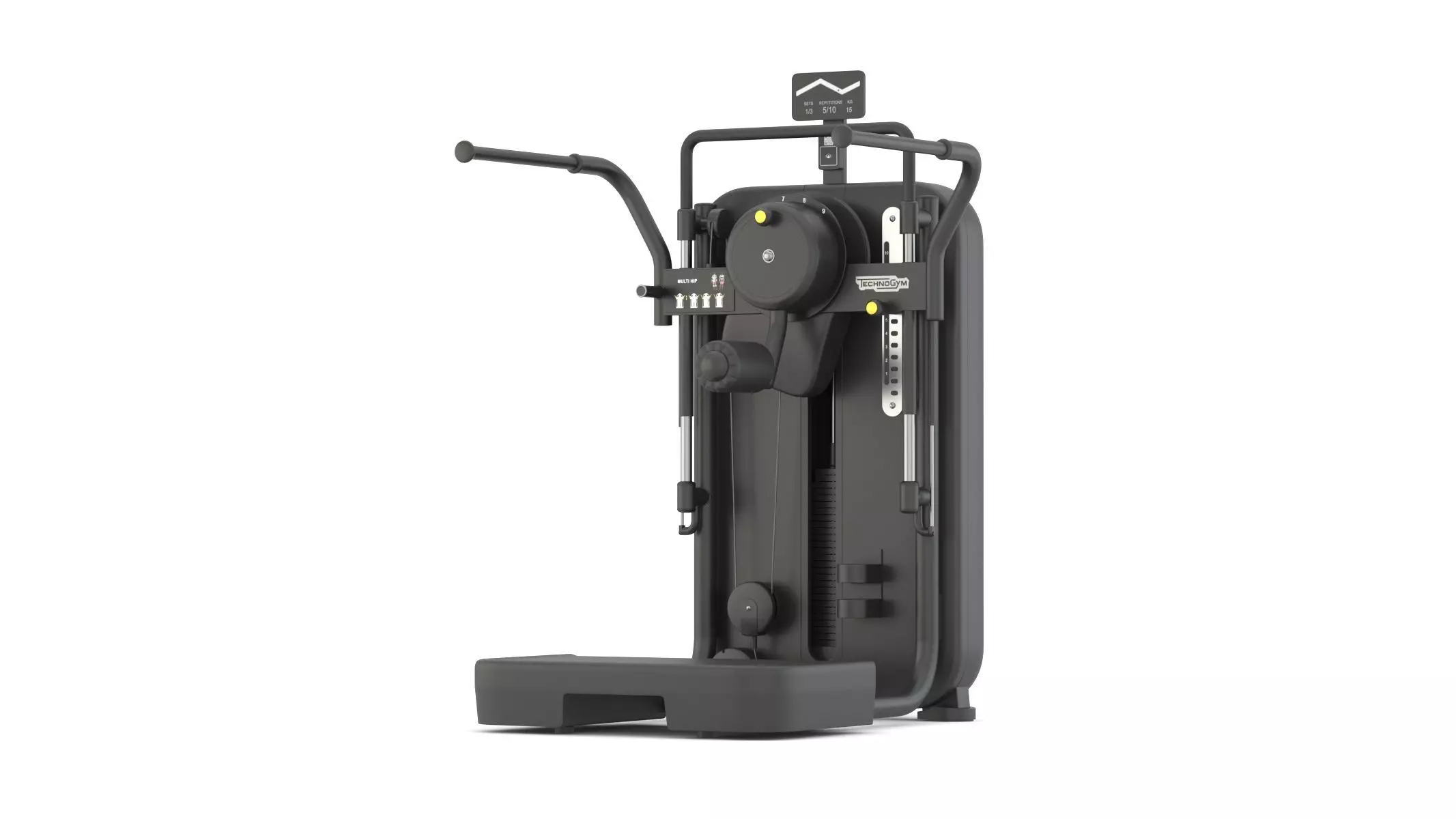 Technogym Selectorized Artis Multi Hip 3D model_7